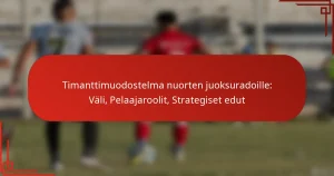 Timanttimuodostelma nuorten juoksuradoille: Väli, Pelaajaroolit, Strategiset edut